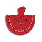 from Baby Boum Baby Boum Snowflake/Ski Design Hooded Fleece Poncho for Outdoors and Car Seats (Berry Red, 0-9 Months) (Model 381PPLBJ44)