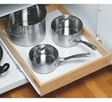 Single Sliding Cabinet Shelf - 22x22 (Natural) (2.75H x 22W x 22D)