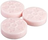 Laura Ashley Fragrance Bloom 3-Pack Candle With Decorative Pattern, Sweet Camellia and Apple Blossom