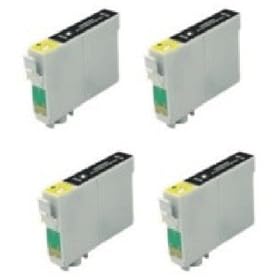 Take4Less 4-Pack T060 T0601 T060120 BLACK Compatible Ink Cartridges for Epson C88 CX3800 CX3810