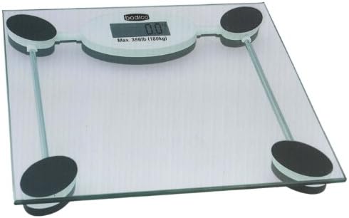 Digital Personal Weight Scale, Tempered Glass Platform, up to 396 Pounds Capacity, Automatic Step on Technology.