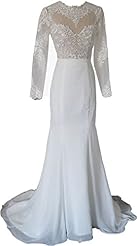 Chiffon/Satin/Tulle Mermaid Cocktail Long Sleeves Homecoming Dress/Prom Dress/Party Dress/Wedding Dress 