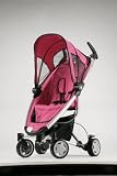 Quinny Zapp Ultra Compact 3D Folding Stroller Zapp Color: Bright Pink