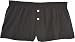 Black Jersey Cotton Girl Boxers Mini Itty Bitty Shorts 1 Inseam, Covered elastic waist, 100% cotton, available in 5 adult sizes