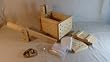 Tofu Press Kit - Hand-crafted Tofu Making Mold and Press Kit - Natural Finish Eastern Pine, Large Box with Press Handle, Muslin Cloth and Nigari