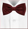 Hochzeit Fliege/ Schleife Satin bordeaux
