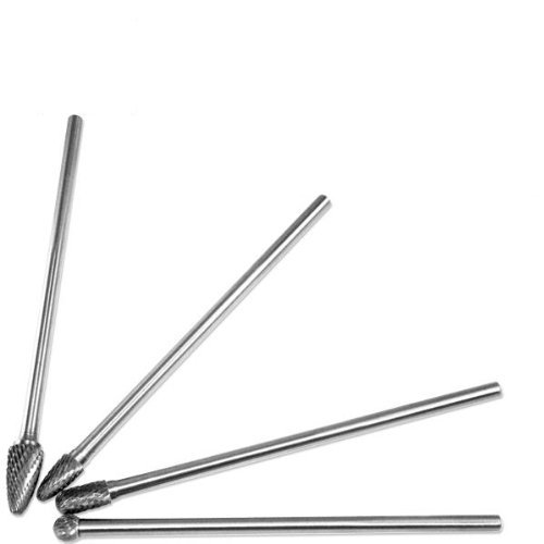 Neiko Tools USA 4 piece Long Reach Double Cut Carbide Burr Bit Set