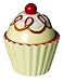 Ceramic Cake Trinket Box with Cherry on Top