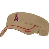 Nike Los Angeles Angels of Anaheim Khaki Swoosh Adjustable Visor