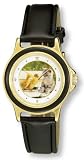 Unisex Gold-Tone Totally Adorable Kitten and Ducklings Watch, # 3185-3