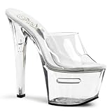 6 3/4 inch Sandal Clear/Clear