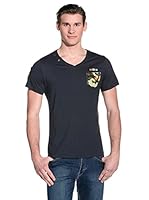 Sweet Years Camiseta Manga Corta (Azul Marino)