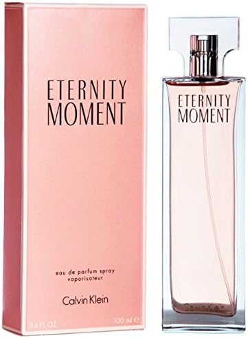 C a l v i n K l e i n Eternity Moment Eau De Parfum Spray for women 3.4 OZ.