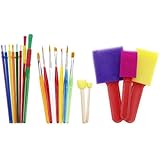 Darice 20-Piece Kids Brush Set