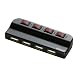iBUFFALO USB2.0Hub �����&�Х��ѥ 4�ݡ��� ���̥����å��� �֥�å� BSH4A02BK