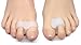 Toe Separators and Toe Spreaders Variety Pack - Ultimate Bunion Pain Relief Set with 2 Gel Toe Separators & 2 Toe Straighteners with Pads - Highly Effective Bunion Corrector Treatment Solution (White)