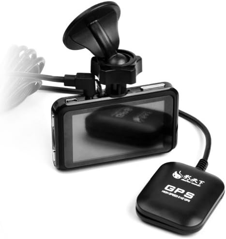 E-PRANCE GT680W Advanced WDR Car Dashboard Camera With 140 Degree Lens + GPS Logger + FULL HD 1080P + Super Night Vision + G-sensor +4GB Memory Card