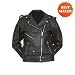Biker Jackets - Women's Short Leather Biker Jacket LJ602