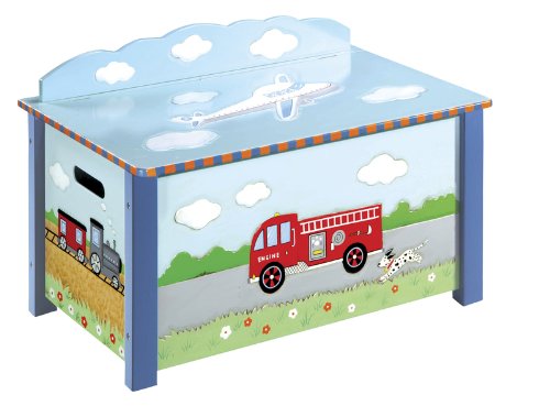Guidecraft Transportation Toy Box 41amMIOFV9L Guidecraft Transportation Toy Box
