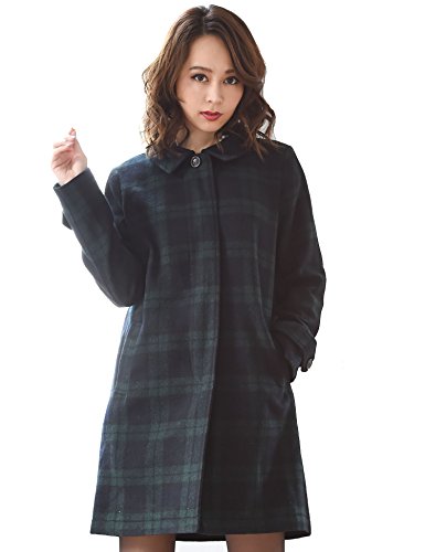 シンプルステンカラーコート