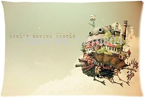 Soul Survivor Custom Anime Pillow Case Free Shipping Howl'S Moving Castle Cushion Case Pillow Case Cover 20X30(Two Sides)