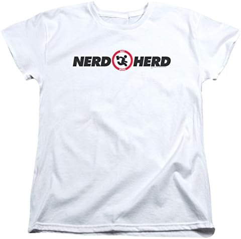 Womens: Chuck - Nerd Herd Ladies T-Shirt Size M