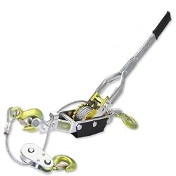 Neiko 5 Ton Heavy Duty Power Puller 3 Hooks 2 Gears
