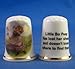 Porcelain China Collectable Thimble - Little Bo Peep Nursery Rhyme -- Free Gift Box