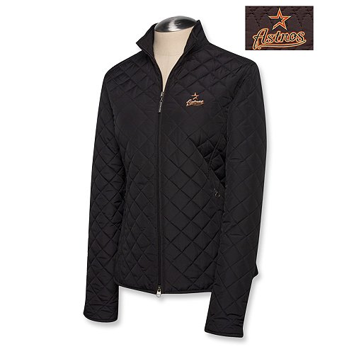 Houston Astros Women's Quilted Jacket By Cutter & Buck Large