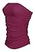 Women's Plain Plus Size Ruched Bandeau Boob Tube Crop Bra Top