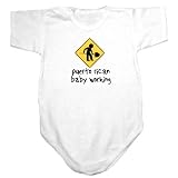 Baby Bodysuit White  Puerto Rican Baby Working  Puerto Rico Country