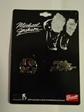 Michael Jackson Signature Beat It Pin and I Heart MJ Pin