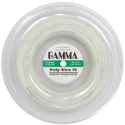 Gamma Poly-Xtra Tennis String 660ft Reel