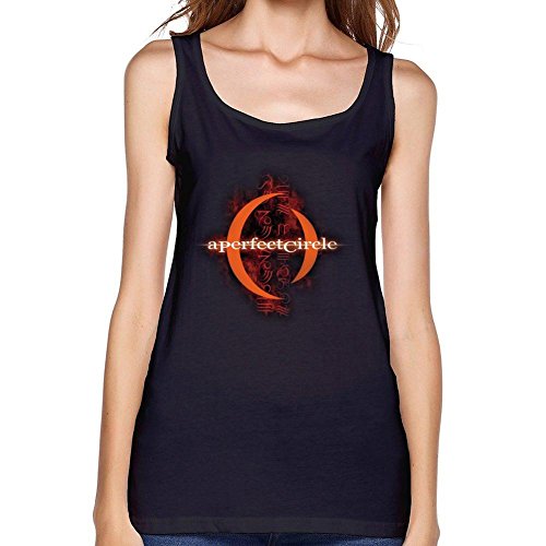 Linsa Women's A Perfect Circle Design Cotton Short Sleeve Tank Top