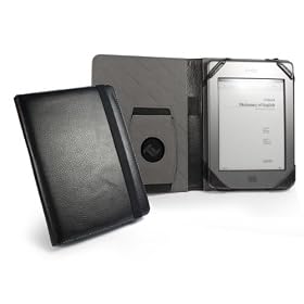 Tuff-Luv �tui 'Embrace' pour Amazon Kindle Touch (Style d'un livre) - noir
