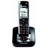 Panasonic Dect 6.0 Black Cordless Phone with Answering Machine and ChoiceMail (KX-TG7431B)