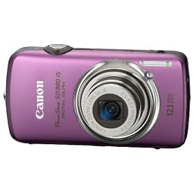 Canon PowerShot SD980IS 12MP Digital Camera with 5x Ultra Wide Angle Optical Image Stabilized Zoom and 3-inch LCD (Purple)