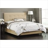 Skyline Furniture Belden Tufted Queen Headboard Upholstered in Velvet, Hone ....