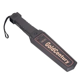 Portable Hand Held Metal Detector, Black - Ideal security Device