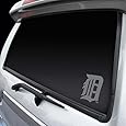 MLB Tigers Detroit Window Graphic Sticker, 9" x 5" x 0.2", Team Logo