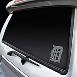 MLB Tigers Detroit Window Graphic Sticker, 9" x 5" x 0.2", Team Logo
