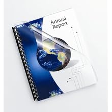 Fellowes Transparent Presentation Binding Cover, PVC Material, 8.25 x 11.25 Inches, Clear, 25 per Pack (52309)