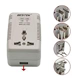 BESTEK Universal travel adapter usb charger wall adapter converter travel charger adapter tablet charger cell phone mobile charger home ac iphone charger ipod samsung charger pda htc charger blackberry adapter power (AC220V - 110V) 301D