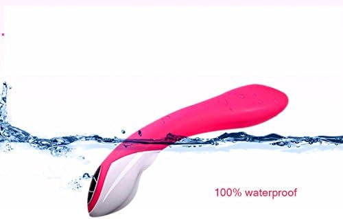 Waterproof 10 Speed Silicone Power Multi-speed Massager (Rose)