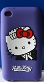 Koolshop Purple Hello Kitty Silicone Full Cover Case for iPod Touch iTouch 4 4g 4th generation