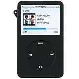 Eforcity 5 Items Accessory Bundle for Apple iPod 5G Video 30GB WITH SILICONE CASE. Included: Black Skin, Travel / Home AND Car Charger with IC Chip, Front & Back Crystal Clear Body Shield, White Stereo Headphones w/ Volume Control