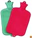 10''x7'' RUBBER HOT WATER BOTTLE (Colors may vary)