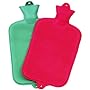10''x7'' RUBBER HOT WATER BOTTLE (Colors may vary)