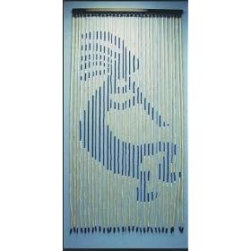 Kokopelli ~ Wooden Beaded Curtain