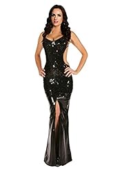 Sexy Babydoll Polyester/Satin Sheer Club Dress/Evening Dress 